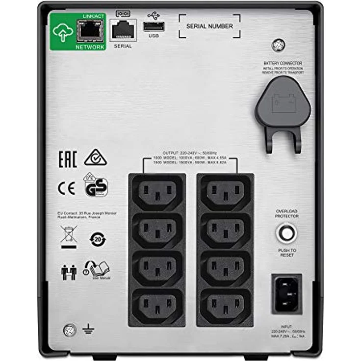 APC Smart-UPS SMC SmartConnect - SMC1500IC - Unterbrechungsfreie Stromversorgung 1.500VA (Cloud-monitoring fähig, 8 Ausgänge IEC-C13) – Bild 4
