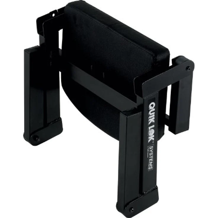 Quiklok Musiker-Hocker, Schnellaufbau, komplett verstellbar, schwarz – Bild 4