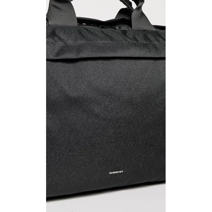 Sandqvist Go Briefcase, Aktentasche aus wasserabweisendem Polyester für Notebooks, Schwarz – Bild 5