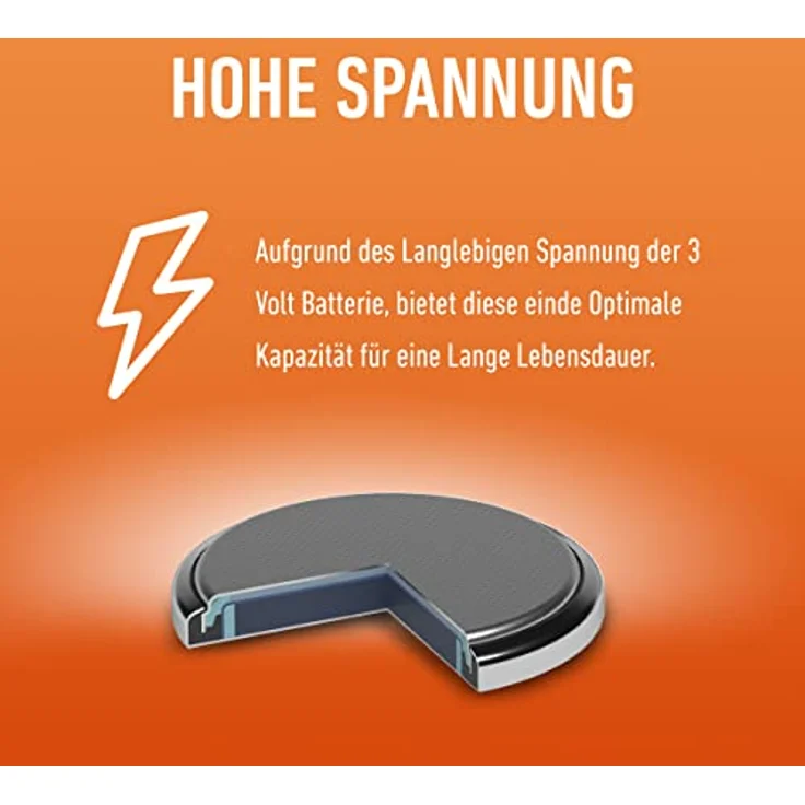 Panasonic CR2032EL-6BP Lithium Power (lange Lagerfähigkeit bis zu 10 Jahren, Lithium, 3,0 V) 6 stück – Bild 6