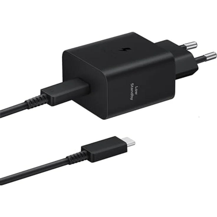 Samsung Schnellladeadapter (USB Type-C, 45 Watt) mit Datenkabel EP-T4511X – Bild 1