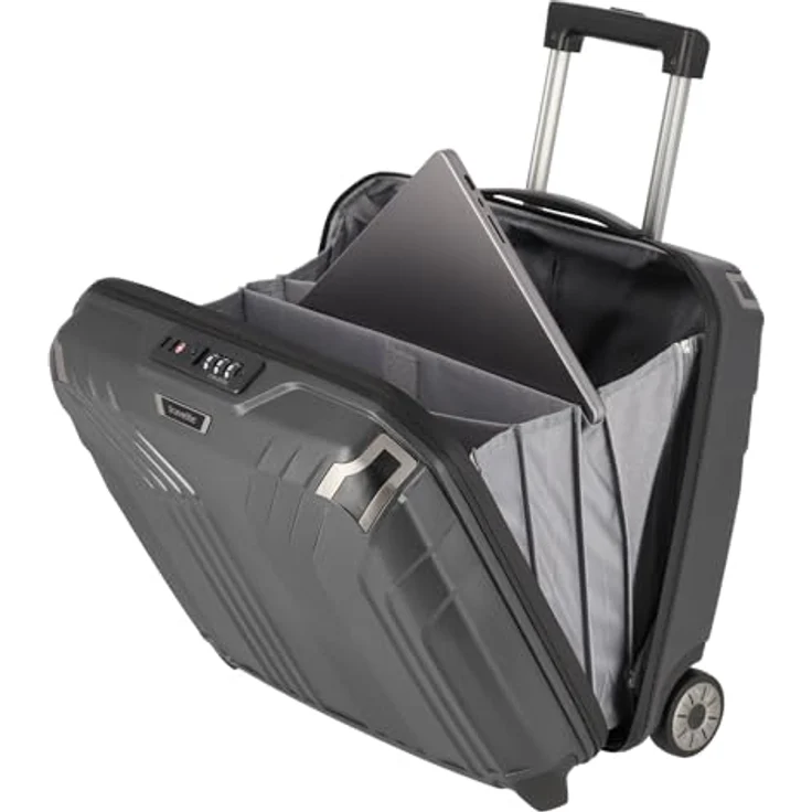 travelite ELVAA Radkoffer, Marke, Schwarz, Einheitsgröße, Unisex, schwarz, LÄSSIG – Bild 5