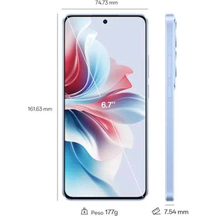 OPPO Reno 11 F (256 GB, Palm Green, 6.70", Dual SIM, 64 Mpx, 5G), Smartphone, Grün – Bild 2
