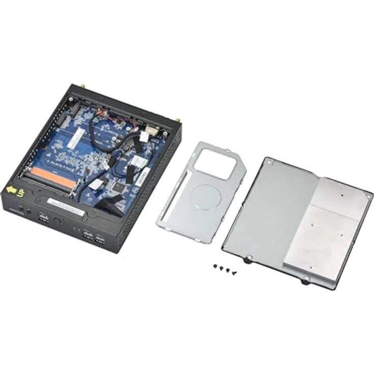 Shuttle XPC slim DS50U5, Slim-PC mit Core i5 1335U 1.3 GHz, 0 GB RAM, Schwarz – Bild 4