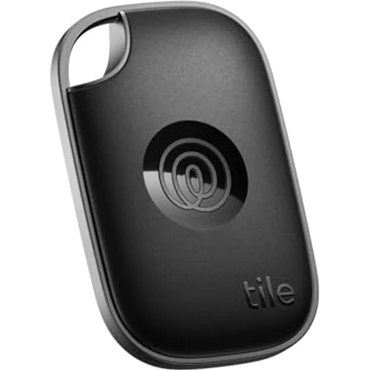 Tile by Life360 Pro (2024) Bluetooth-Tracker, Schlüssel- und Gegenstandsfinder - iOS & Android-kompatibel, Schwarz – Bild 1