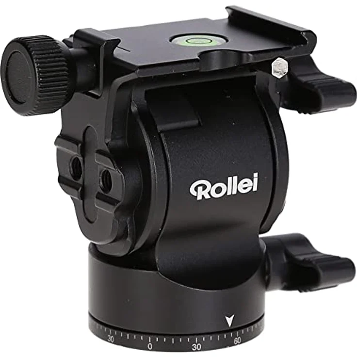 Rollei V5I Video Stativkopf für leichte und weiche Bewegungen, Ideal für den Einsatz auf Einbein-Stativen beim filem bewegter Objekte. – Bild 5