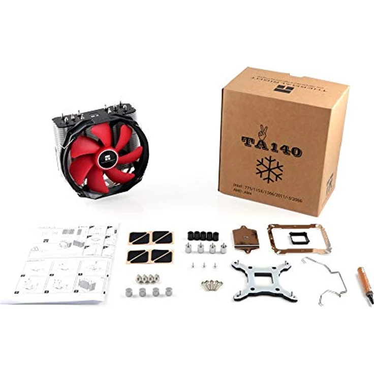 Thermalright TA-140 CPU-Kühler mit 42 mm dünnem Kühlkörper - Preisvergleich – Bild 6