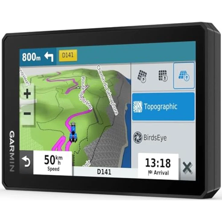 GARMIN zumo® XT MT-S EU, Motorrad-Navigationsgerät mit 5,5 Zoll HD-Display, Wetterfest, vorinstallierte Straßen- und Topokarten, GPS/GLONASS/Galileo – Bild 7