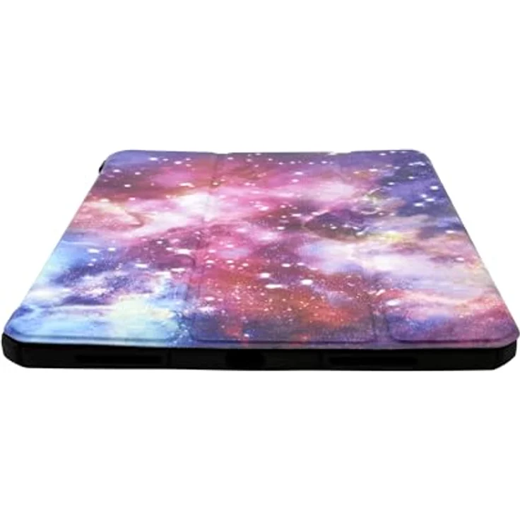 REALPOWER iPad 10 Case 10,9" Design Galaxy, Bookcover für Apple, 10. Generation, weinrot – Bild 2