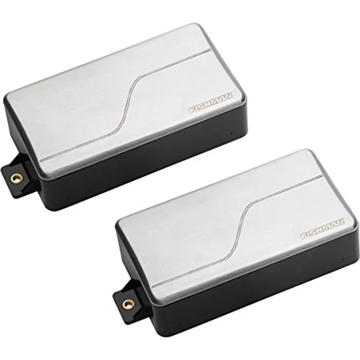 Fishman Humbucker Mikrofonset Fluence Modernes gebürstetes Aluminium