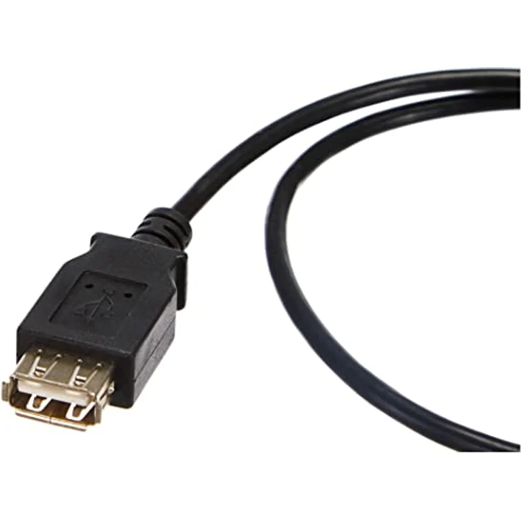 PremiumCord USB 2.0 Verlängerungskabel 0,5m, Datenkabel HighSpeed bis zu 480Mbit/s, Ladekabel, USB 2.0 Typ A Buchse auf Stecker, 2x geschirmt, Farbe schwarz, Länge 0,5m, kupaa05bk – Bild 4
