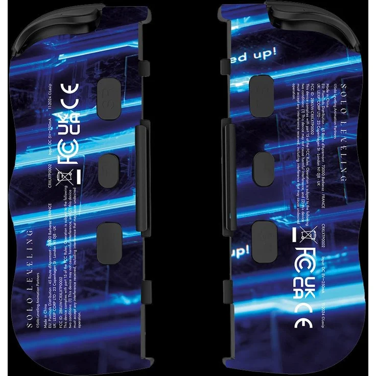 Lexip X CRUNCHYROLL Twin Pads, Gaming Controller für Nintendo Switch, drahtlos, blau