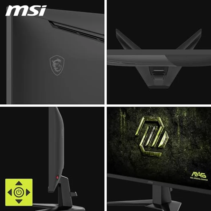 MSI MAG 245F X24, 61 cm FHD Gaming-Monitor mit 240Hz, 0,5ms Reaktionszeit, HDR, AMD FreeSync Premium, Schwarz – Bild 5