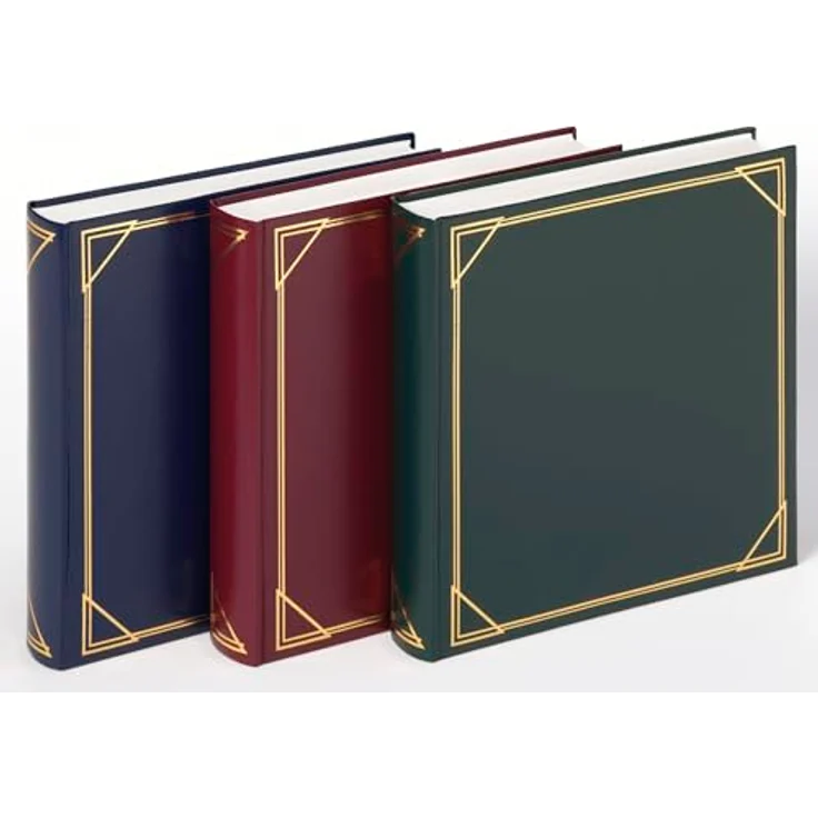 walther design MX-200-R Classicalbum Standard, Fotoalbum, weinrot, 30 x 30 cm – Bild 3