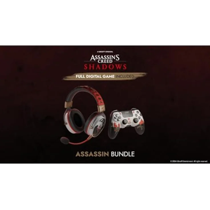 Lexip ASSASSIN’S CREED SHADOWS “ASSASSIN” Box, PC Game Headset und Controller Set mit SHADOWS Controller und Headset – Bild 2