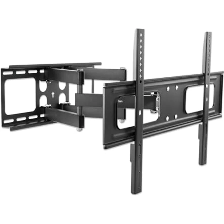Manhattan Outdoor TV-Wandhalterung, vollbeweglich für 37" bis 86", bis 50 kg, wetterfest, schwarz – Bild 3