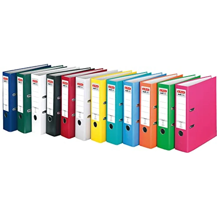 Herlitz Aktenordner maX.file protect 80mm DIN A4, Polypropylen außen, Papier innen, rot – Bild 5