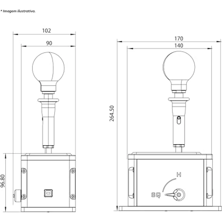 Simagic DS-8X H Pattern Shifter, Vollmetall Schaltknüppel mit 8 Vorwärtsgängen und sequenziellem Modus, einstellbarer Schaltwiderstand – Bild 8