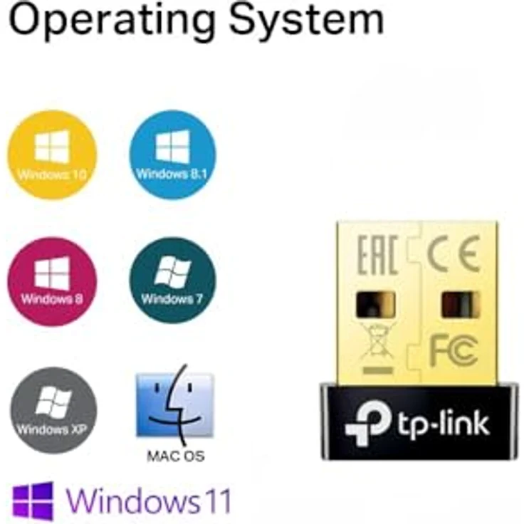 TP-Link Nano USB Bluetooth 4.0 Adapter für PC Laptop Desktop Computer – Bild 4