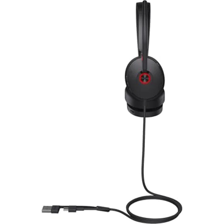 Yealink UH48, Dual Teams USB-C/A kabelgebundenes Stereo Headset mit Hybrid Active Noise Cancellation und Microsoft Teams Zertifizierung – Bild 4