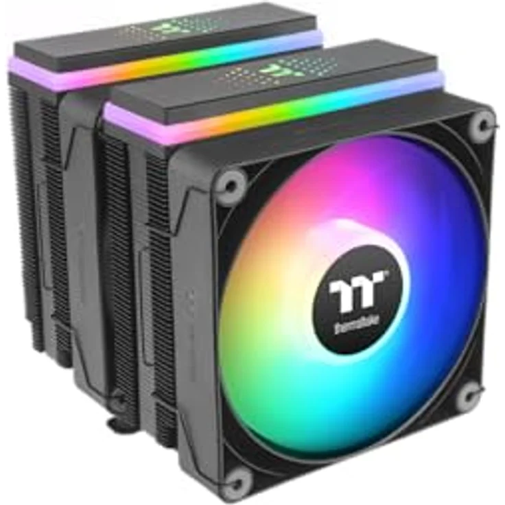 Thermaltake ASTRIA 600 ARGB CPU-Kühler | mit atemberaubenden ARGB-Effekten, leise und kompatibel mit AMD/Intel Sokeln – Bild 1