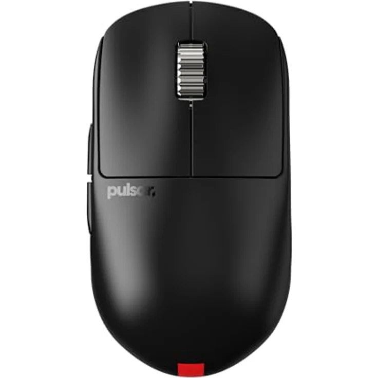 Pulsar Gaming Gears Pulsar X2H ES Medium Schwarz, OLED-Display, optischer Schalter, PAW3395-Sensor – Bild 1