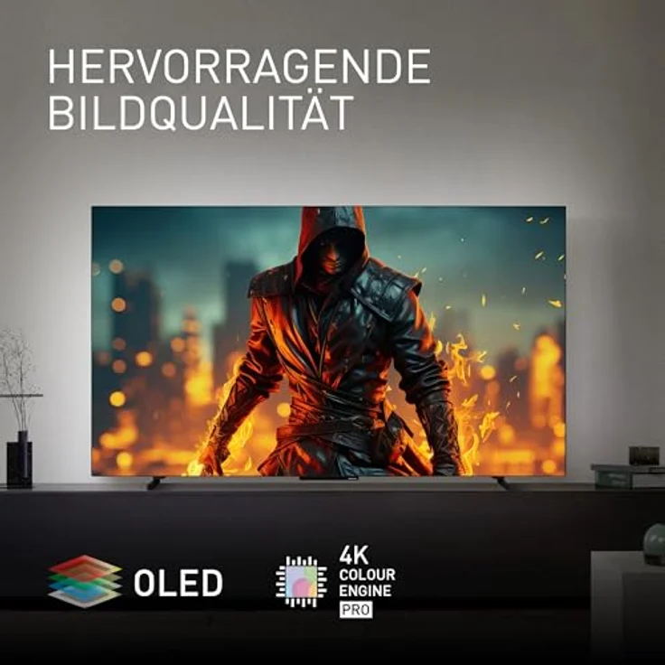 Panasonic TB-65Z60AEG, 65 Zoll 4K Ultra HD OLED Smart-TV, Dolby Vision & Atmos, Game Mode Plus, TiVo, Alexa & Google Support, Bluetooth, Schwarz – Bild 4