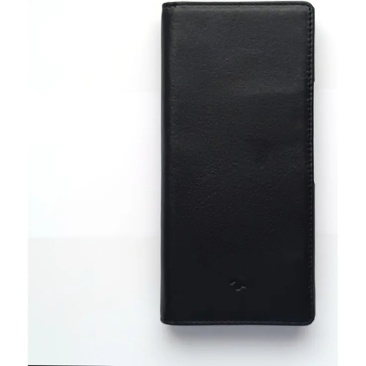 Volla Volla Phone Quintus Book Case, Lederhülle mit Standfunktion, schwarz oder Volla-Rot, 6,78 Zoll