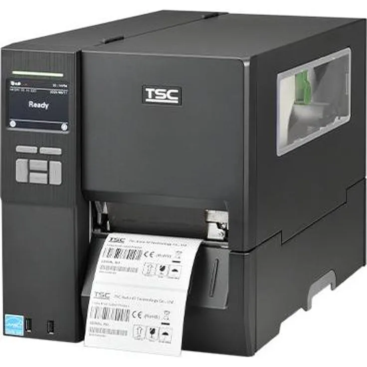 TSC MH241T, Etikettendrucker mit 203 dpi, USB, RS232 und Ethernet, Schwarz