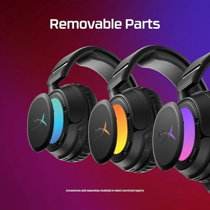 HyperX Flight 2 Wireless Gaming Headset, kabellos, Schwarz, überlegene Audioqualität und komfortable Passform – Bild 11