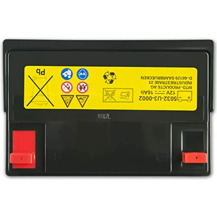 Arnold AZ 100, 12V 16Ah AGM-Batterie für Rasentraktor, wartungsfrei und hohe Startleistung – Bild 3