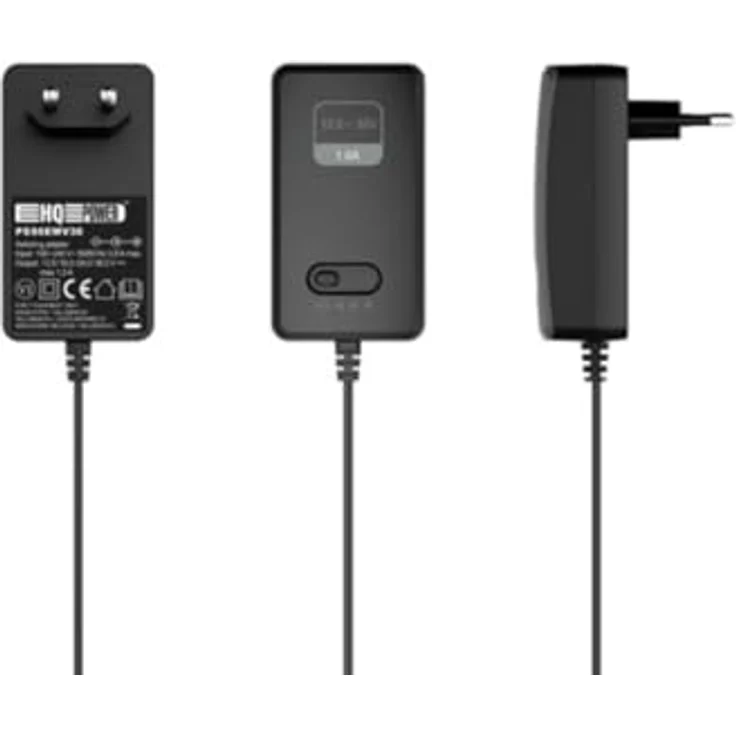 HQ-Power Universelles Schaltnetzteil, einstellbare Ausgangsspannung 13.5-30 VDC, 1 A, 30 W, kompakt, 100-240 V AC, 1.8 m Kabel, 6 austauschbare Stecker – Bild 2