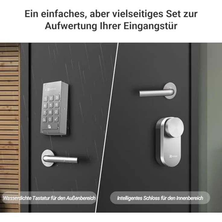 EZVIZ Smart DL01 PRO+DL01CP, Smarte Türschlösser mit App-Steuerung und schlüssellosem Zugang – Bild 5