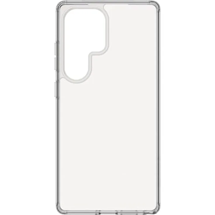 Black Rock Handyhülle für Samsung Galaxy S25 Ultra, Transparent, Wireless Charging kompatibel, Slim, TPU Rahmen, Anti Gelbstich, hochwertiges Cover