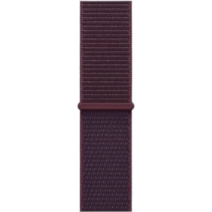 Apple Watch Sport Loop 42mm, atmungsaktives Nylongewebe mit Klettverschluss, Burgunder – Bild 1