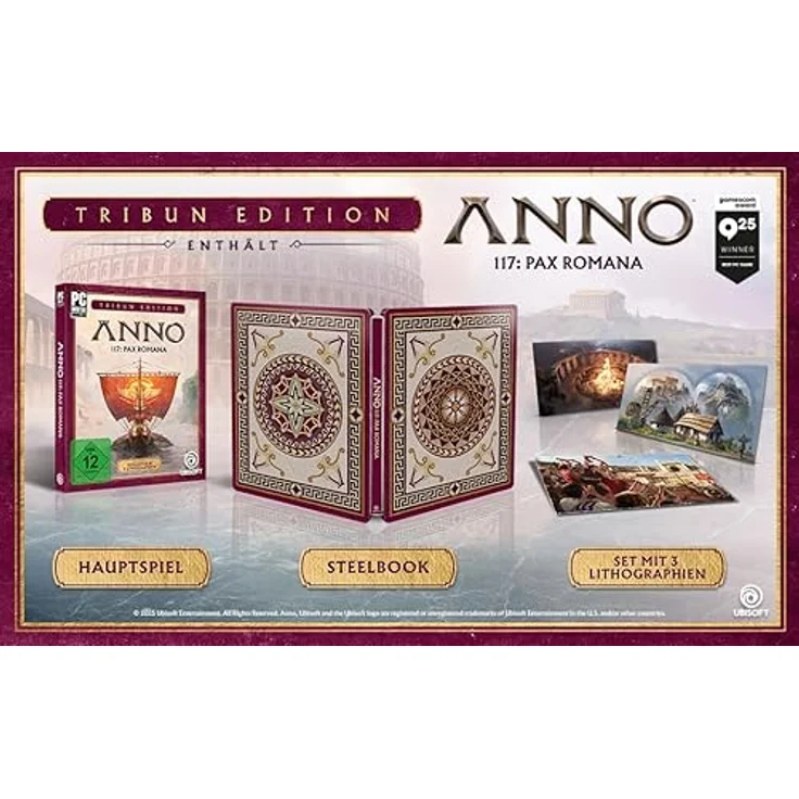 UBISOFT Anno 117: Pax Romana Tribun Edition, PC-Game mit exklusiven Inhalten und strategischer Imperiumserweiterung – Bild 3