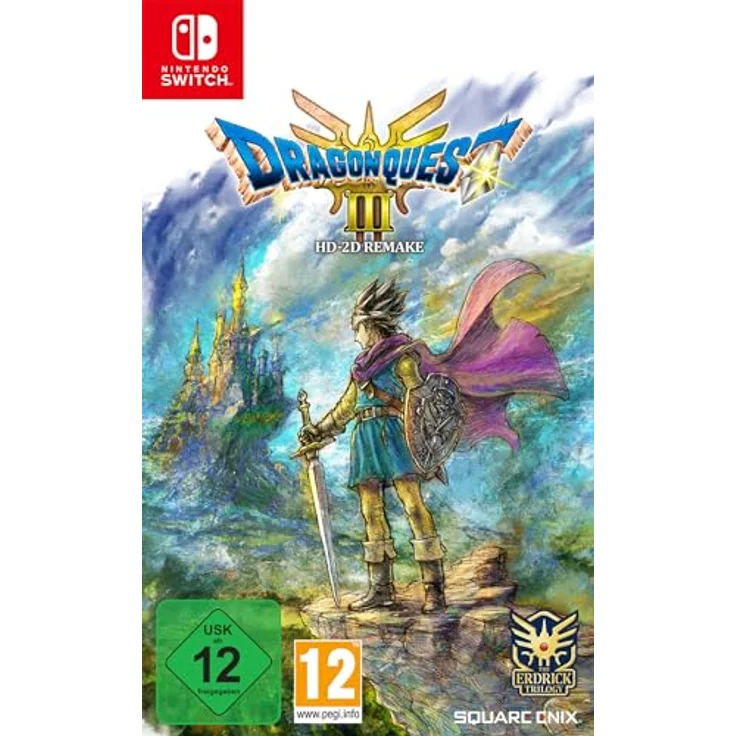 SQUARE ENIX DRAGON QUEST III HD-2D Remake für Nintendo Switch, rundenbasiertes Kampfsystem, atemberaubende HD-2D-Grafik, großer Spielumfang mit zeitlosem Soundtrack – Bild 1