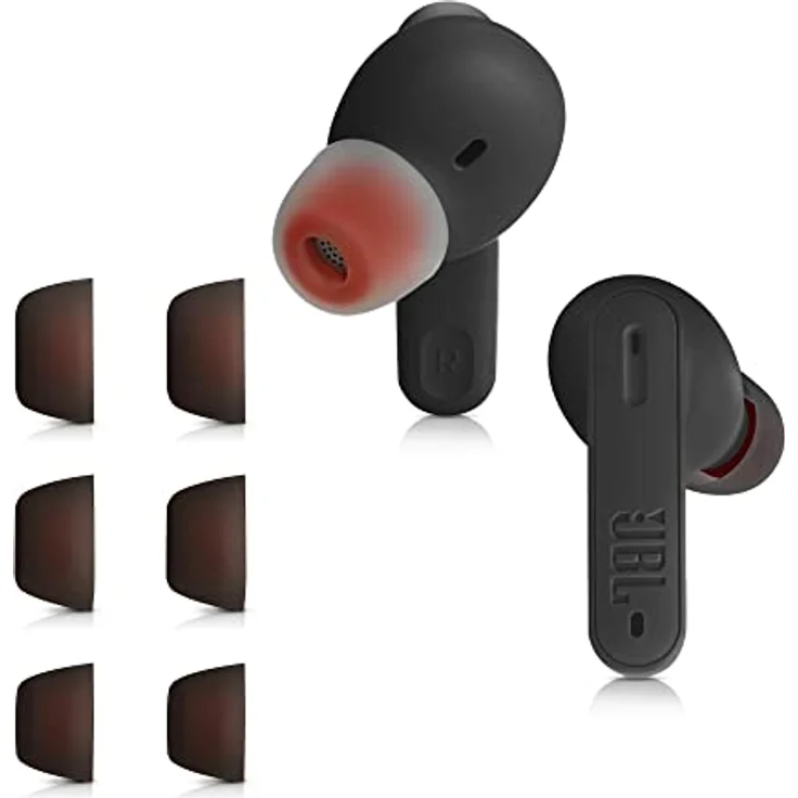 kwmobile 6x Polster für JBL Tune 230 NC TWS / T230NC, Silikon Ohrstöpsel in 3 Größen (S/M/L) für optimalen Komfort – Bild 6