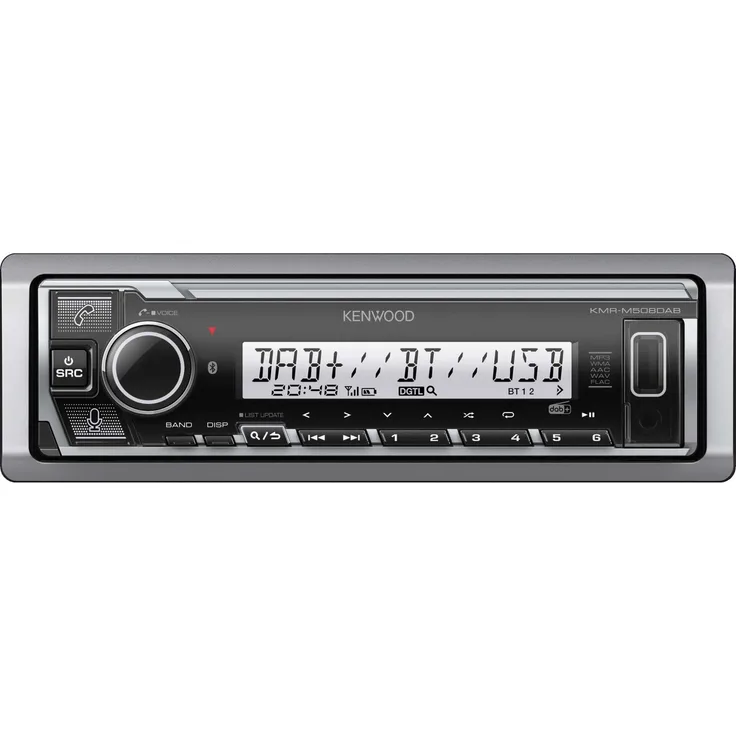 Kenwood KMRM508DAB, DAB+ Digital Receiver mit Bluetooth, USB und Freisprecheinrichtung, schwarz