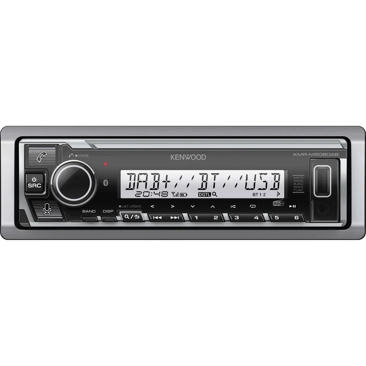Kenwood KMRM508DAB, DAB+ Digital Receiver mit Bluetooth, USB und Freisprecheinrichtung, schwarz