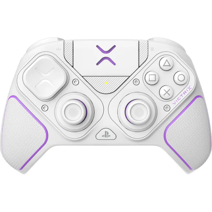 pdp Controller Victrix Pro Hybrid wireless weiß PS5, mit Wendemodul, Fight Pad-Modul, Victrix Control Hub-App und Clutch Triggers™
