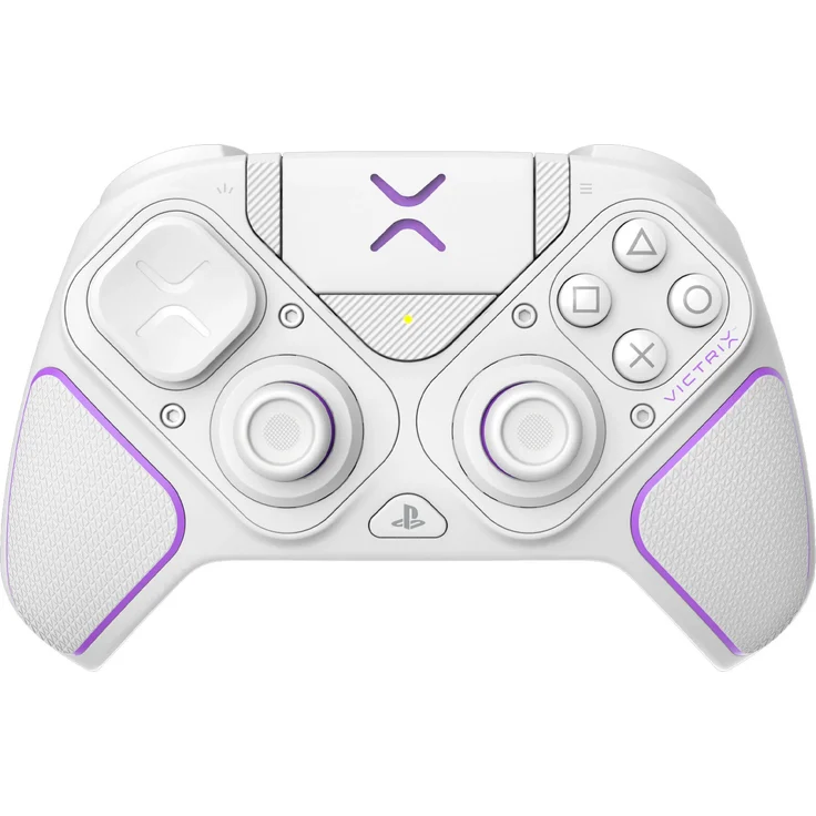 pdp Controller Victrix Pro Hybrid wireless weiß PS5, mit Wendemodul, Fight Pad-Modul, Victrix Control Hub-App und Clutch Triggers™