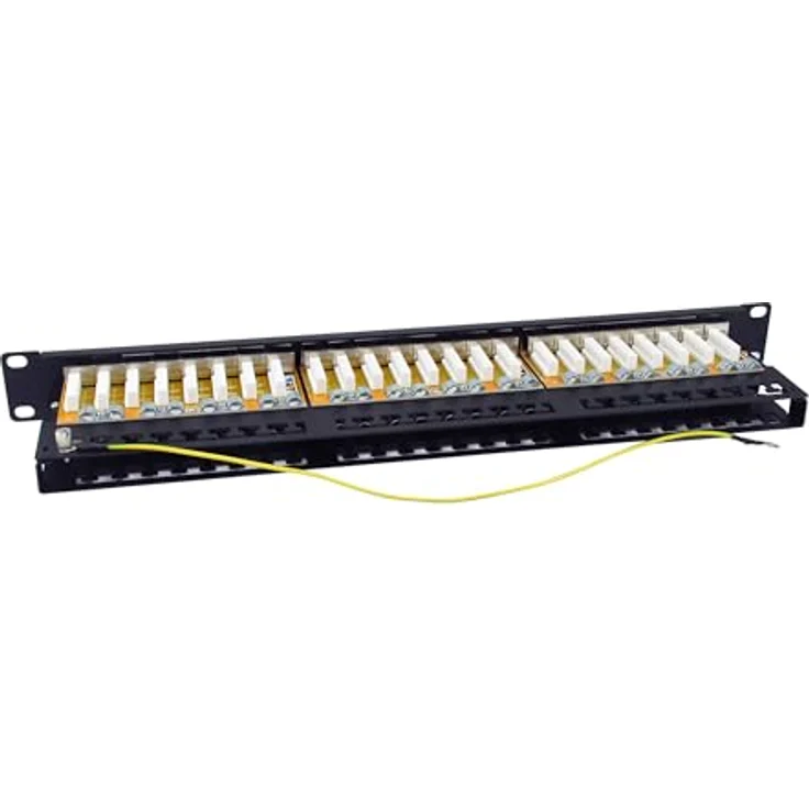 Equip 326626 48-Port Cat.6A geschirmtes Patchpanel, 19", 1HE, schwarz, bis zu 10GBase-T, robustes Stahlgehäuse – Bild 5