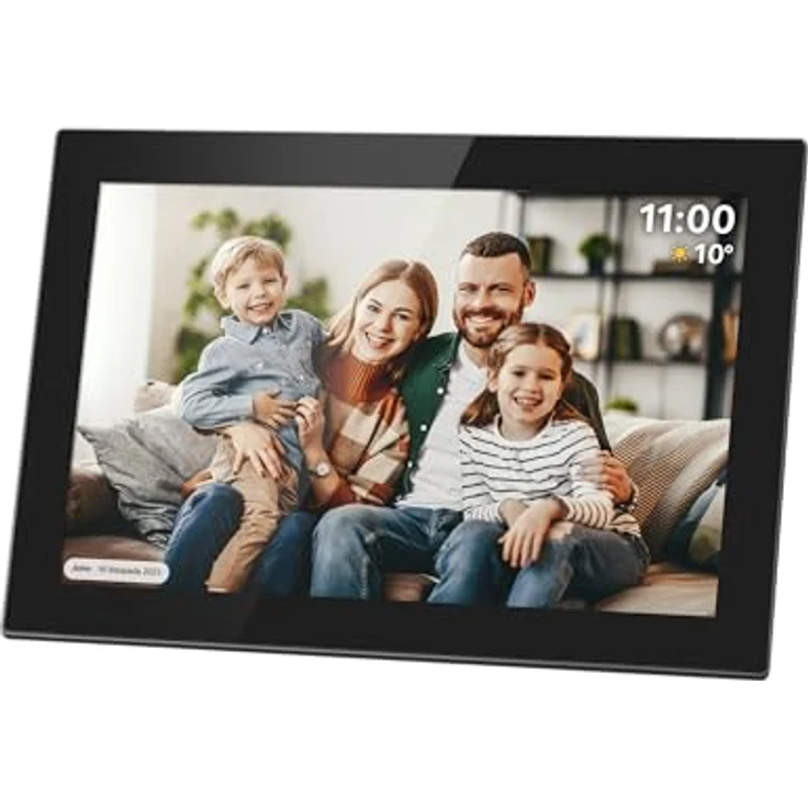 Kruger&Matz KM1100 FRAMEO, Digitaler Bilderrahmen 10,1" Wi-Fi mit 16 GB Speicher, interaktiven Funktionen und hochwertigem Panel – Bild 1