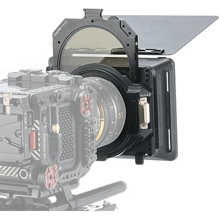 Tilta Mattbox, Mirage VND Kit Matte Box mit Filterrahmen für DSLR/Spiegellose Kameras,95mm Variabler ND Filter,Nucleus Nano Motor Adapter,15mm LWS Grundplattenunterstützung MB-T16-A – Bild 1