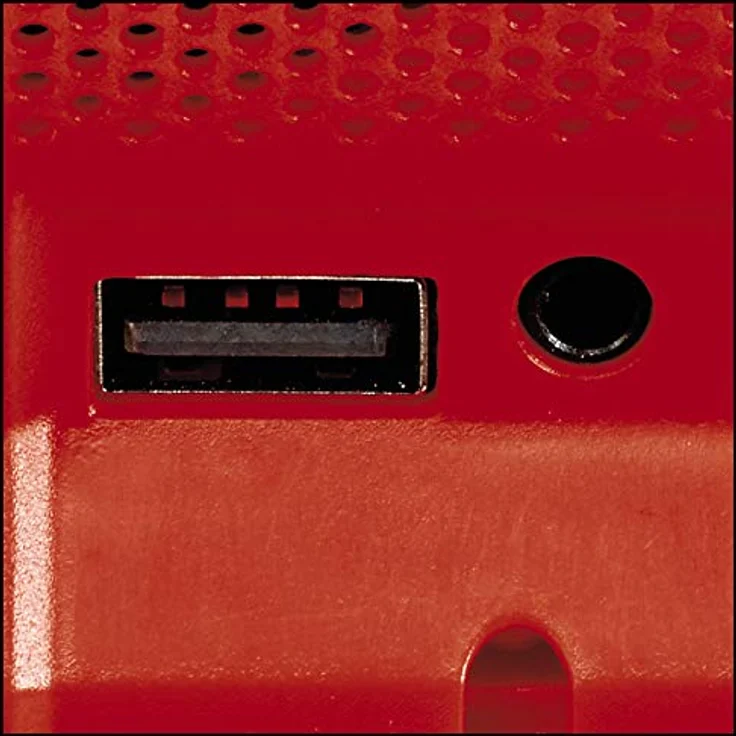 Einhell Akku-Lautsprecher TC-SR 18 Li BT - Solo Power X-Change (Lithium-Ionen, max. 85 dB, Bluetooth, AUX-/USB-Anschluss, intuitives Bedienfeld, ohne Akku und Ladegerät) – Bild 5