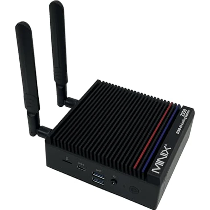 Minix NEO Z350-0dB, Kompakter Desktop-PC mit Intel Core i3, 16 GB RAM, 512 GB SSD, Schwarz, 4K@60Hz Dual HDMI, WiFi 6 – Bild 1