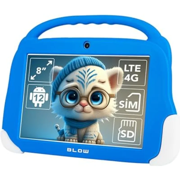 Blow Tablet KidsTAB8 8" UNISOC T606 4 GB RAM 64 GB Schwarz, Mehrfarbig – Bild 1
