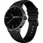 Celly Trainerround2 Smartwatch mit rundem Zifferblatt Schwarz, Anrufe Benachrichtigungen Sport