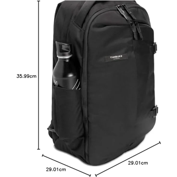 Timbuk2 Never Check Rucksack, 50 cm mit Laptopfach, 100% Polyester, schwarz – Bild 8